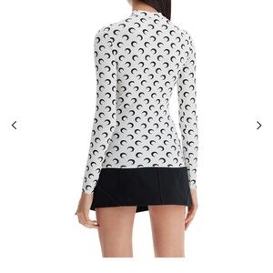 Marine Serre crescent Women's Top